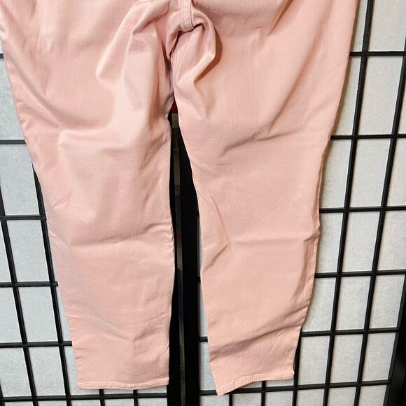 JEN 7 By For All Mankind Pink Ankle Skinny Jeans SIZE 16 - Picture 7 of 7